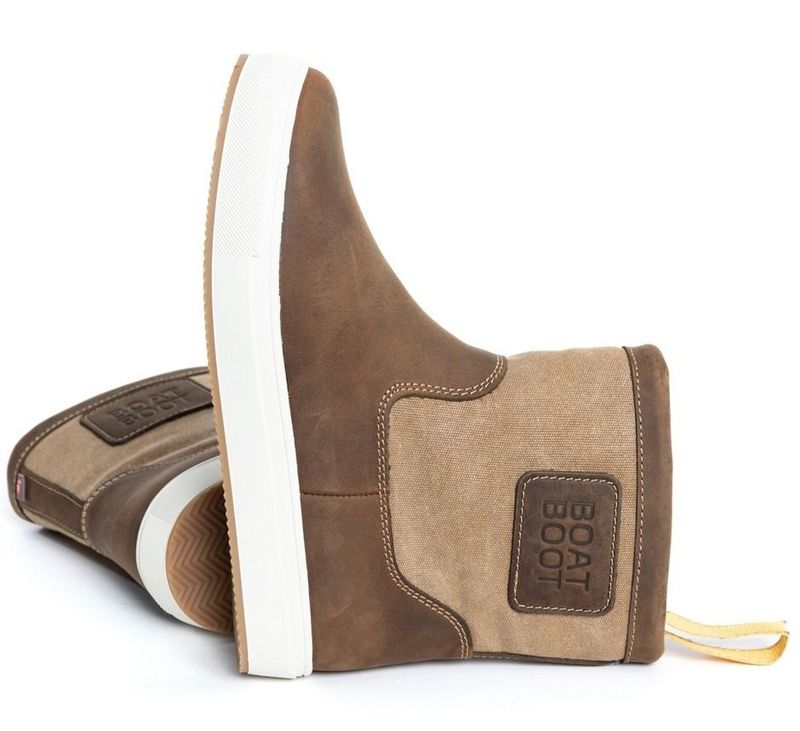 LOWCUT CANVAS LEATHER BROWN